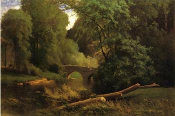 George Inness : Cromwell's Bridge